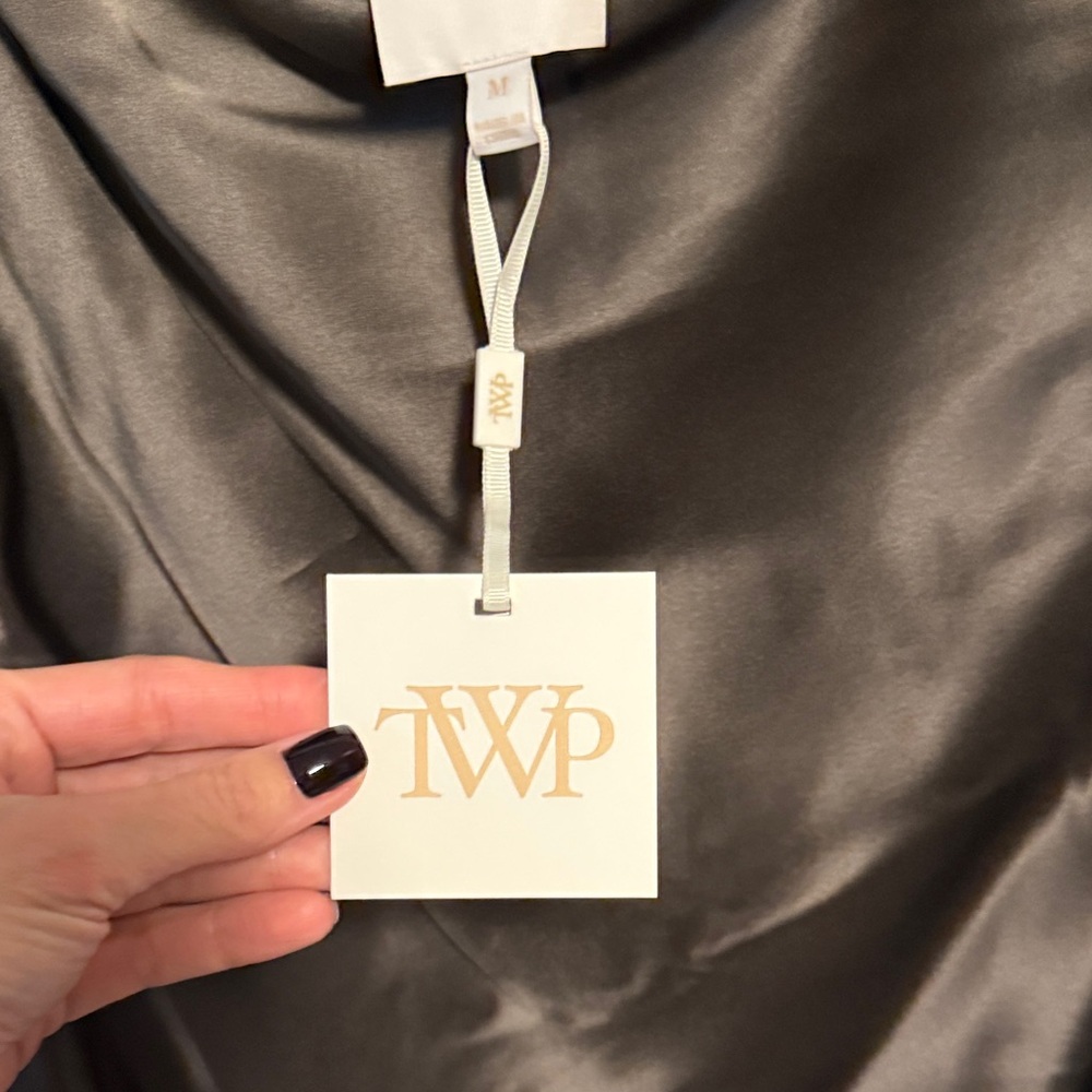 TWP Chocolate Silk Blouse - Picture 2 of 6